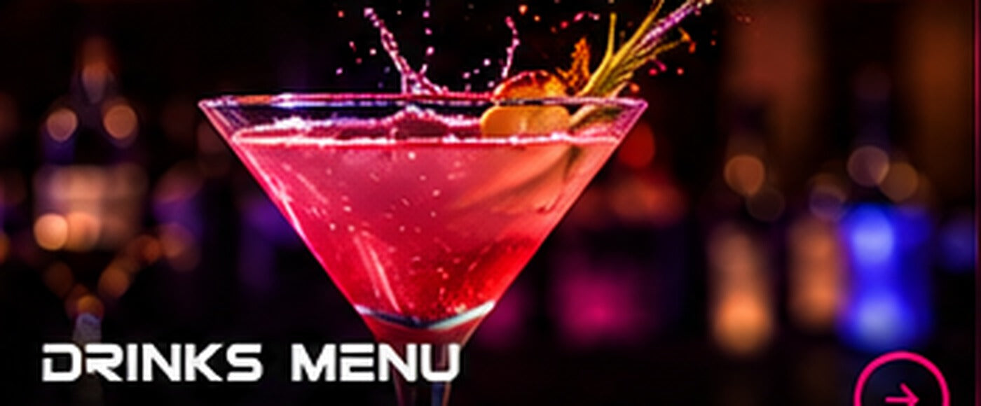 Drinks menu placeholder