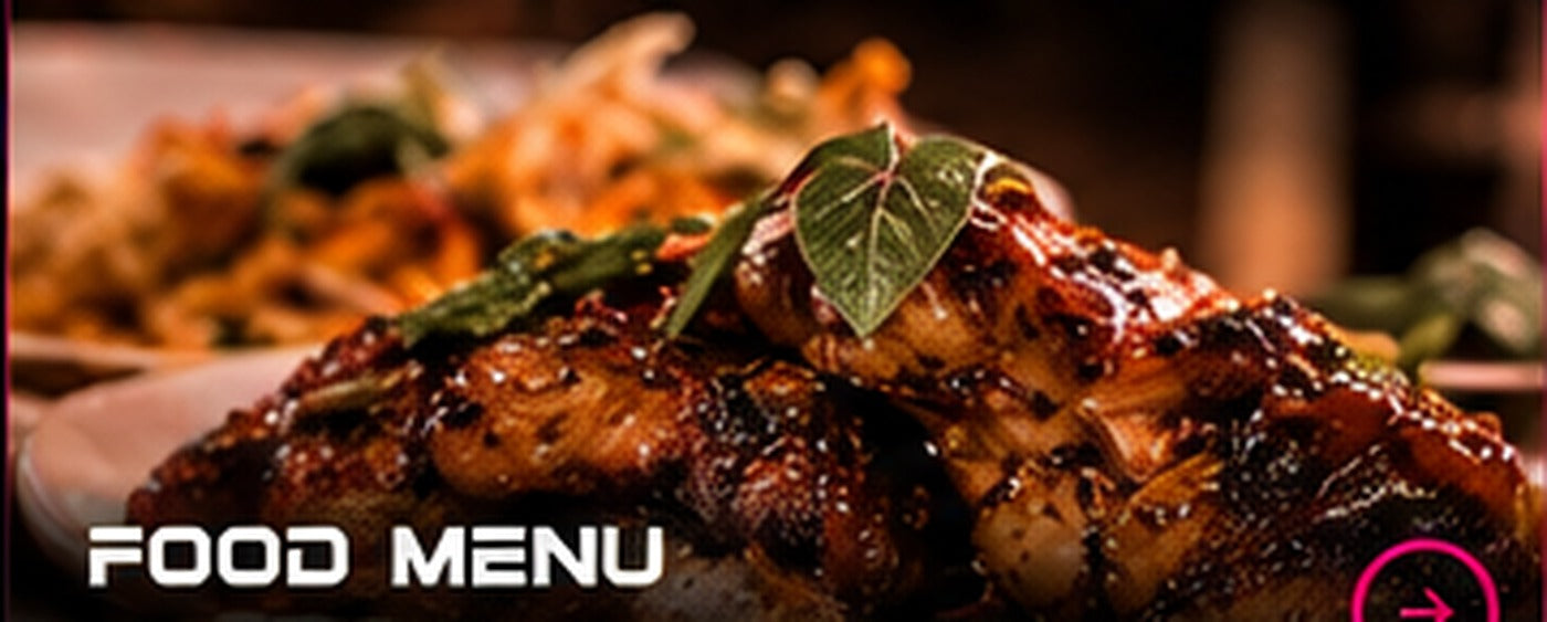 Food menu placeholder
